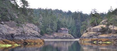 A house in Long Bay, Jedediah Island