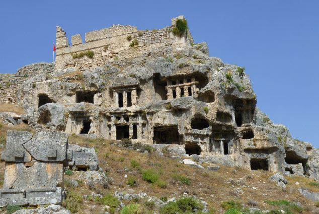 Acropolis and Lycian Sarcophagi, Tlos